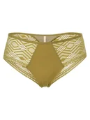 Majtki damskie - Passionata - Spodenki damskie Thelma, zielony|żółty - miniaturka - grafika 1