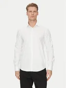 Koszule męskie - Calvin Klein Koszula K10K114298 Biały Slim Fit - miniaturka - grafika 1