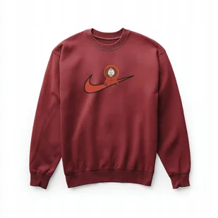 Bluza bordowa z haftem - postać w kapturze, unisex, 280 g/m² XL - Bluzy męskie Bluza bordowa z haftem - postać w kapturze, unisex, 280 g/m² XL - Bluzy męskie - miniaturka - grafika 1