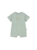 Rampersy - Mayoral Komplet romperów 1646 Zielony Regular Fit - miniaturka - grafika 1