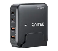 Ładowarki do telefonów - Unitek Ładowarka biurkowa GaN 70W 2x USB-A 2x USB-C - miniaturka - grafika 1