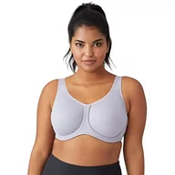 Biustonosze - Wacoal Damski biustonosz sportowy z fiszbinami, Szary liliowy z Zephyrem, 70F - miniaturka - grafika 1