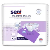 Bielizna lecznicza - Pieluchomajtki Super SENI PLUS XXL 10 szt. Refundacja NFZ - miniaturka - grafika 1