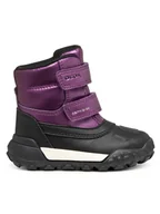 Buty dla dziewczynek - Geox Śniegowce B Trekkyup B Ab B566MC 0NFLV C7016 M Bordowy - miniaturka - grafika 1
