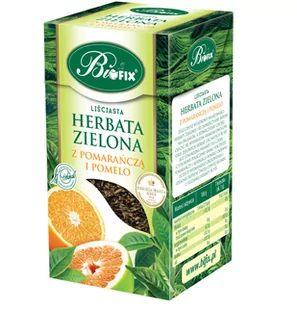 Bi fix Zielona z pomarańczą i pomelo Herbata liściasta - Herbata - miniaturka - grafika 1