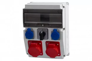 Rozdzielnia Caja 2x32A 5p, 2x230V, L/p 12 modułów - Bezpieczniki elektryczne - miniaturka - grafika 1