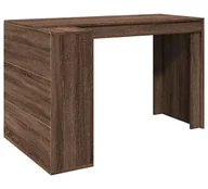 Biurka - Elior Biurko z ukrytym regałem w kolorze brązowego dębu - Brezi - miniaturka - grafika 1