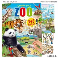 Zabawki kreatywne - DEPESCHE Zestaw z naklejkami Zoo 11416A - miniaturka - grafika 1