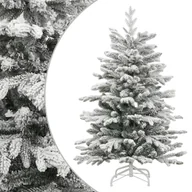 Choinki - vidaXL Sztuczna choinka zawiasowa, ośnieżona, 240 cm - miniaturka - grafika 1