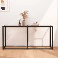 Konsole i sekretarzyki - shumee shumee Konsola przezroczysta 160x35x75,5 cm szkło hartowane - miniaturka - grafika 1