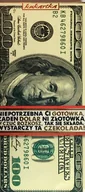 Słodkie kremy i masła - Czekolada 100 Dolarów prezent 18 30 40 50 urodziny szefa szefowej dolary $ - miniaturka - grafika 1
