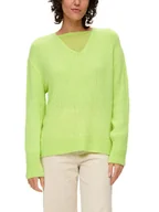 Swetry damskie - S.OLIVER RED LABEL Sweter w kolorze jasnozielonym - miniaturka - grafika 1