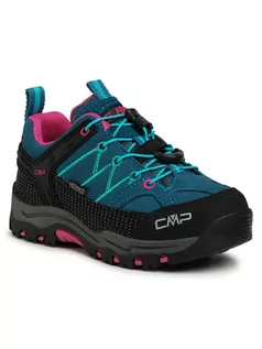 Buty trekkingowe męskie - CMP Trekkingi Kids Rigel Low Trekking Shoes Wp 3Q13244 Niebieski - grafika 1