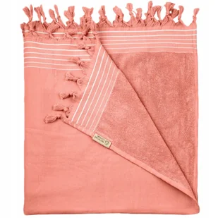 DWUSTRONNY ręcznik HAMMAM Hamam 90x180cm WALRA Coral do sauny na plażę - Ręczniki DWUSTRONNY ręcznik HAMMAM Hamam 90x180cm WALRA Coral do sauny na plażę - Ręczniki - miniaturka - grafika 1