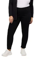 Spodnie damskie - Ulla Popken Damskie spodnie jeansowe, Sienna, czarny, 38W / 32L - miniaturka - grafika 1