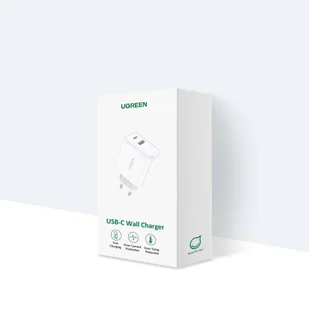 Ugreen szybka ładowarka sieciowa USB Typ C / USB 36 W Quick Charge 4.0 Power Delivery biały (60468 CD170) - Ładowarki do telefonów - miniaturka - grafika 10