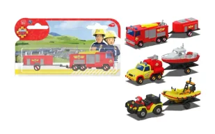 Strażak Sam pojazdy z przyczepą - Simba - Samochody i pojazdy dla dzieci - miniaturka - grafika 1