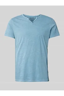 T-shirt z dekoltem serafino - Blend - Koszulki męskie - miniaturka - grafika 1