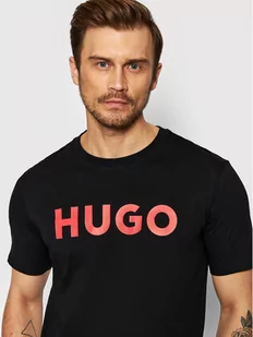 Hugo T-Shirt Dulivio 50467556 Czarny Regular Fit - Koszulki męskie - miniaturka - grafika 1
