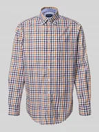 Koszule męskie - Koszula casualowa o kroju regular fit z kołnierzykiem typu button down - miniaturka - grafika 1