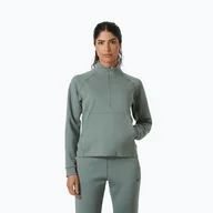 Bluzy damskie - Bluza damska Helly Hansen HP Tech Sweat Half Zip grey cactus - miniaturka - grafika 1