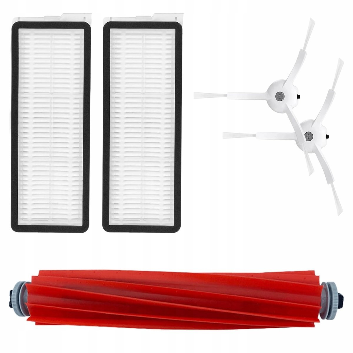 Zestaw Szczotki Filtry Do Roborock Q Revo Pro / S / Maxv / Pro - Biały