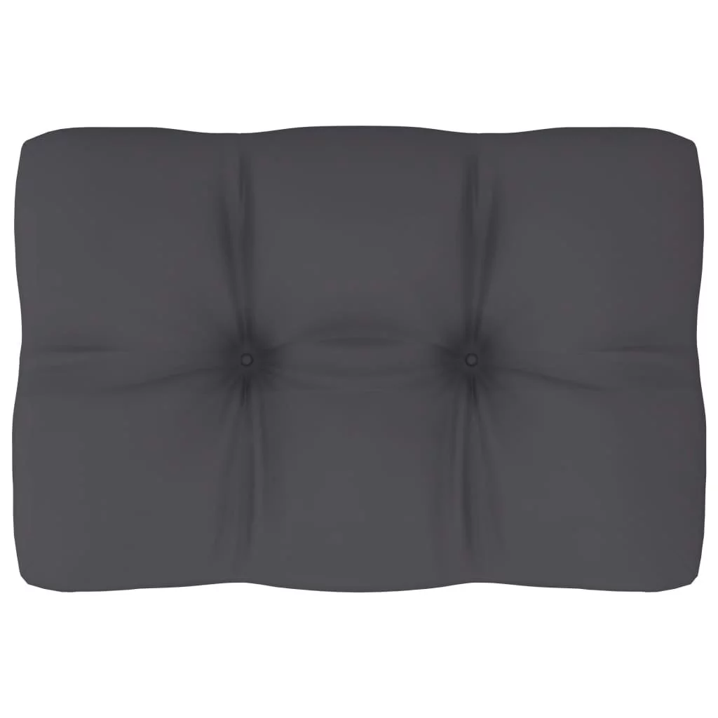 vidaXL Poduszka na sofę z palet, antracytowa, 60x40x12 cm