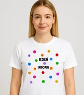 Koszulki dla dziewczynek - Damska koszulka na Dzień kropki - miniaturka - grafika 1
