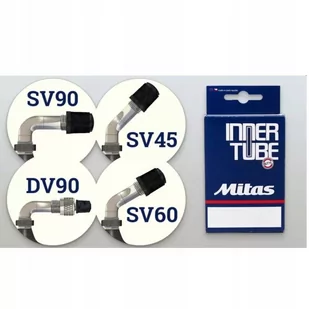 Dętka Mitas Sv90/90 12 1/2 X1,75-2,45 (47/62-203) - Dętki rowerowe - miniaturka - grafika 1