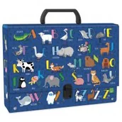 Teczki i skoroszyty - Teczka Z Rączką Alfabet Kidea TTRAL - miniaturka - grafika 1