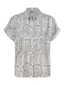 Bluzki damskie - Sublevel Bluzka w kolorze szaro-białym - miniaturka - grafika 1