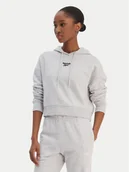 Bluzy damskie - Reebok Bluza Brice RK25495CCW Szary Regular Fit - miniaturka - grafika 1