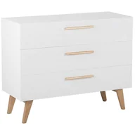 Komody - Beliani Komoda biała SALEM - miniaturka - grafika 1