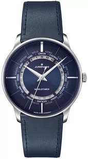 Zegarek Zegarek Junghans 27/3010.01 Meister Worldtimer - Zegarki męskie - miniaturka - grafika 1