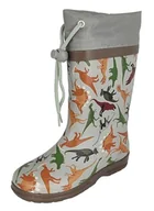 Kalosze damskie - Beck Dinoland kalosze chłopięce, szary, 32 EU - miniaturka - grafika 1