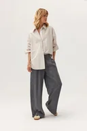 Koszule damskie - Koszula z bawełnianej popeliny Albi - miniaturka - grafika 1