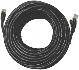 Digitus CAT 5e U-UTP patch cable PVC AWG 26/7 length 20m color black DK-1512-200/BL - Kable miedziane - miniaturka - grafika 1