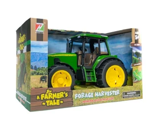 Duży Traktor Rolniczy Światło Dźwięk Zielony gumowe koła - Samochody i pojazdy dla dzieci - miniaturka - grafika 1