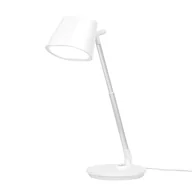 Lampy stojące - Lampka biurkowa z regulowaną wysokością K-BL1527 BIAŁY z serii BOLEK - miniaturka - grafika 1