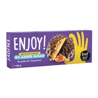 Ciastka - Feel Fit Ciastka z karmelem i orzeszkami bez cukru 100 g - miniaturka - grafika 1