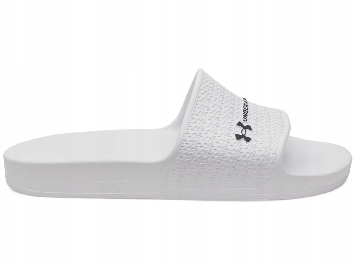 KLAPKI męskie UNDER ARMOUR 6007528-100 sportowe białe na lato basenowe 42,5 42,5