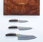 Noże kuchenne - Suncraft Zestaw ELEGANCIA [KSK-SET3] - miniaturka - grafika 1