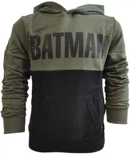 Bluzy dla chłopców - Batman Bluza Chłopięca Z Kapturem Kangurka R122 - grafika 1