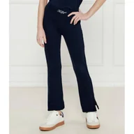 Spodnie sportowe damskie - Tommy Hilfiger Spodnie flare fit - miniaturka - grafika 1