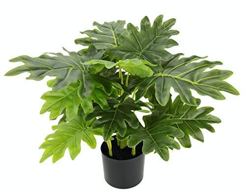 Flair Flower Sztuczna roślina filofobowa w doniczce, Real Touch, roślina pokojowa, sztuczna roślina dekoracyjna, zielone jedwabne kwiaty, roślina biurowa, sztuczne drzewo, monstera, sztuka, kwiat