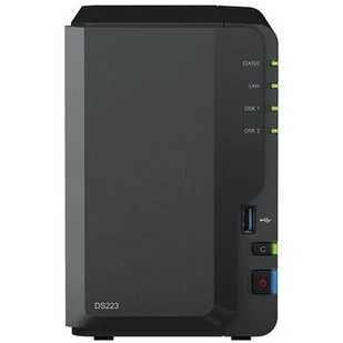 Serwer plików SYNOLOGY DS223 24TB (2x12TB), 2GB RAM - Serwery plików NAS i macierze dyskowe - miniaturka - grafika 1