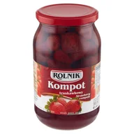 Mieszanki warzywne, sałatki - Rolnik Kompot truskawkowy 900 ml - miniaturka - grafika 1