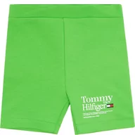 Spodnie i spodenki dla dziewczynek - Tommy Hilfiger Spodenki kolarzówki | Slim Fit - miniaturka - grafika 1