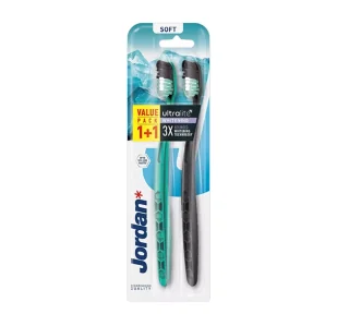 Jordan Ultralite Whitening szczoteczka do zębów Soft 1+1 - Szczoteczki do zębów - miniaturka - grafika 1