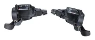 Części rowerowe - Przerzutka rowerowa microSHIFT Shifter 3x7 | BLACK - miniaturka - grafika 1